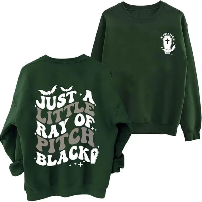 Just Little Ray Pitch Black Funny Casual Street Fleece Tops Perfect T-Shirts