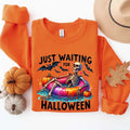 Just Waiting Halloween Funny Halloween Halloween Skull Halloween Summer Shirt Halloween Skeleton T-Shirts