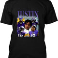 Justin Jefferson Vintage Black White Other T-Shirts