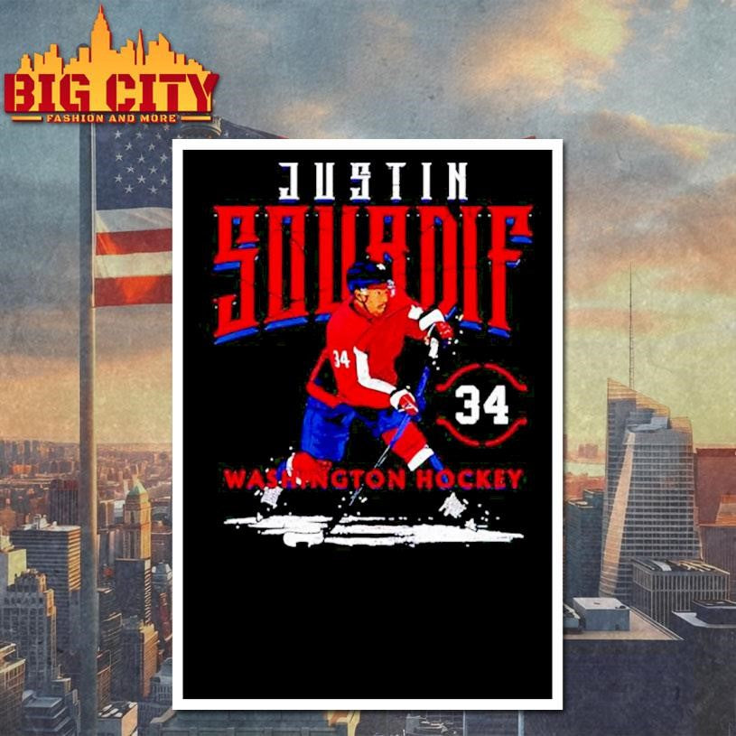 Justin Sourdif Washington Capitals Player Name Shirt