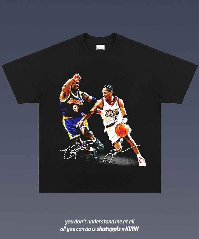 KOBE VS IVERSON 2.12 Vintage Sport Fan T-Shirts