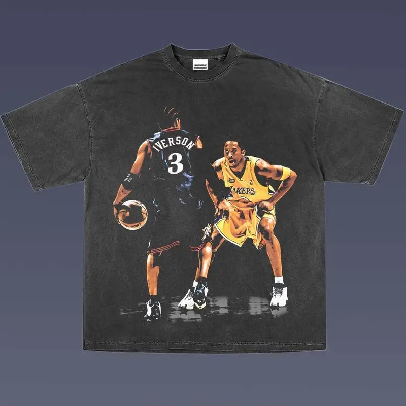 KOBE VS IVERSON 2.11 VINTAGE SPORT FAN T-Shirts