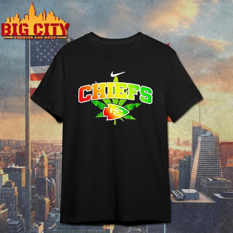 Kansas City Chiefs Marijuana Weed Leaf Shirt