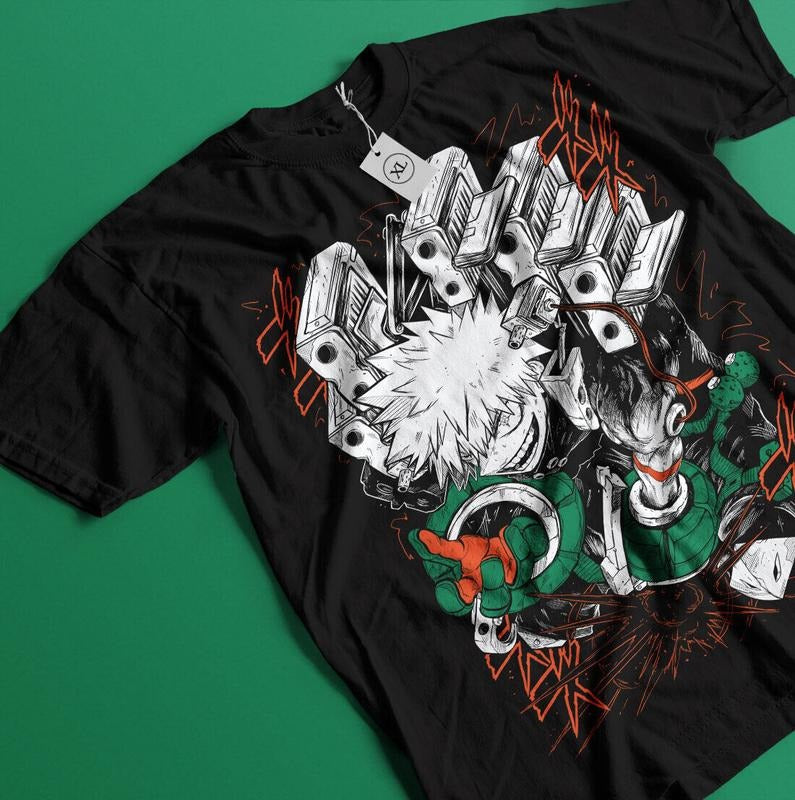Katsuki Bakugo S 4XL Manga My Hero Academia Anime 4XL T-Shirts