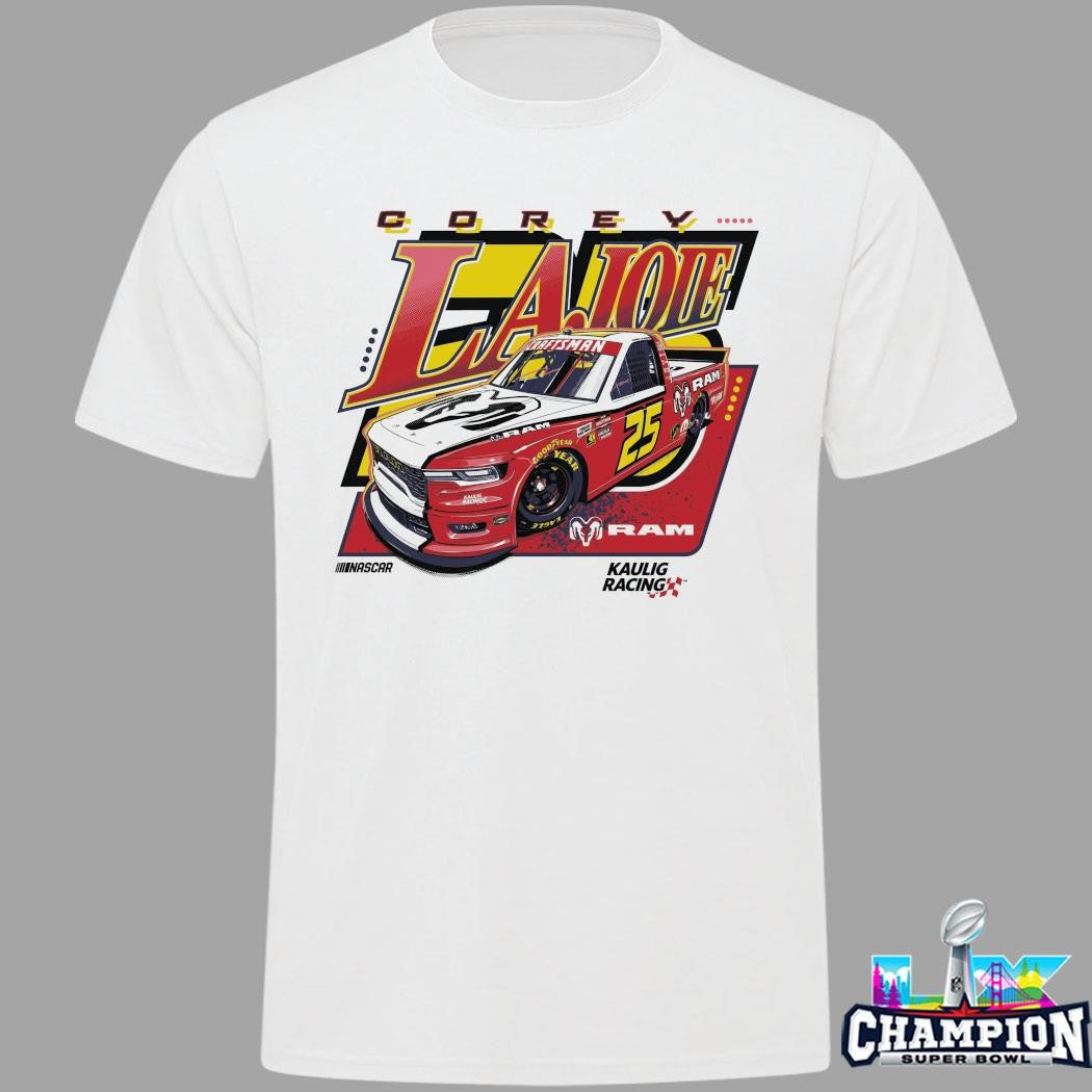 Kaulig Racing X Ram Corey Lajoie Throwback Shirt