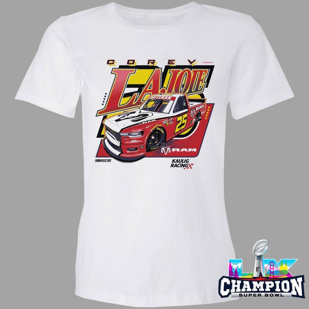 Kaulig Racing X Ram Corey Lajoie Throwback Shirt