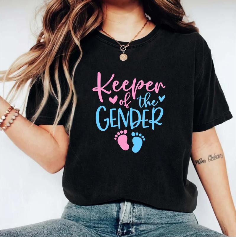Keeper Gender Matching Gender Reveal Party Baby Announcement Shirt T-Shirts