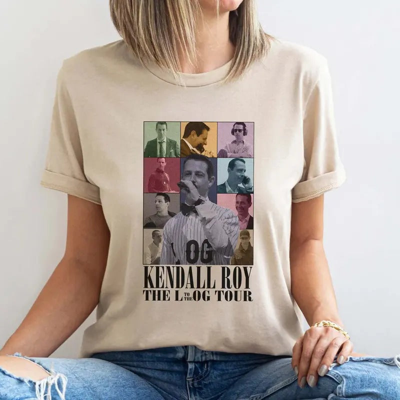 Kendall Roys Eras Tour Shirt Limited Kendall Logan Roy Shirt Kendall Roy Succession Fan Shirt Fans T-Shirts