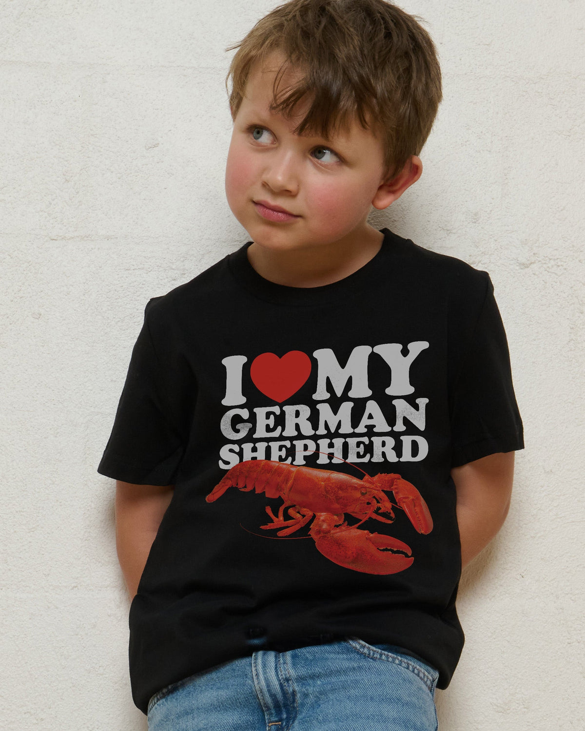 I Love My German Shepherd Kids T-Shirt