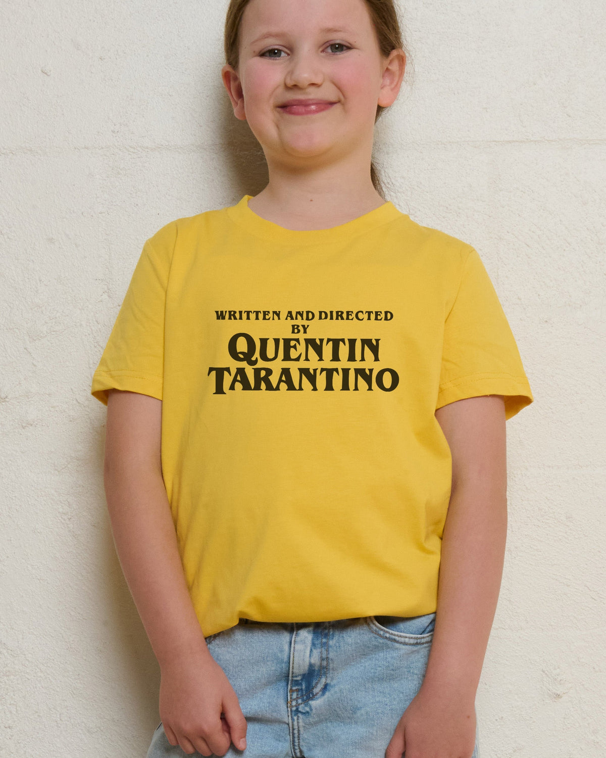Written and Directed by Quentin Tarantino Kids T-Shirt