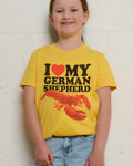 I Love My German Shepherd Kids T-Shirt