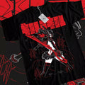 Kill La Kill Ryuko Girl Anime Ryuko Matoi Senketsu Black Shirt All Size T-Shirts