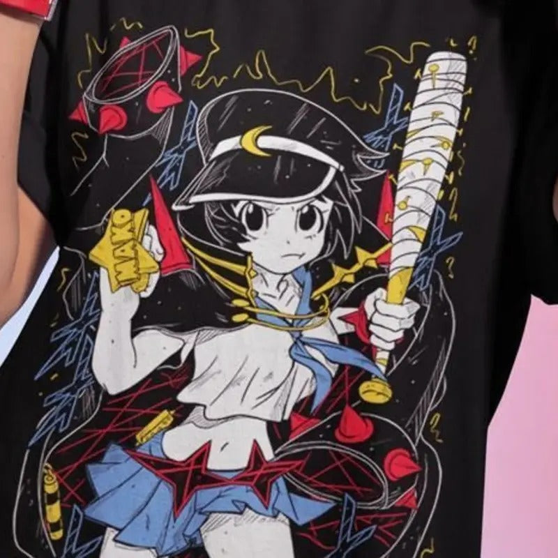 Kill La Kill Ryuko Girl Anime Ryuko Matoi Senketsu G 60 Black Shirt All Size Him Her T-Shirts