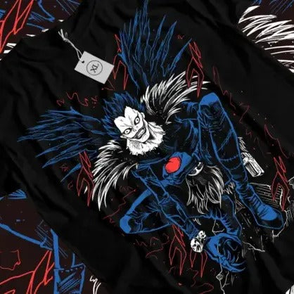 Kira Ryuk Death Note Horror Anime Black Shirt All Size T-Shirts