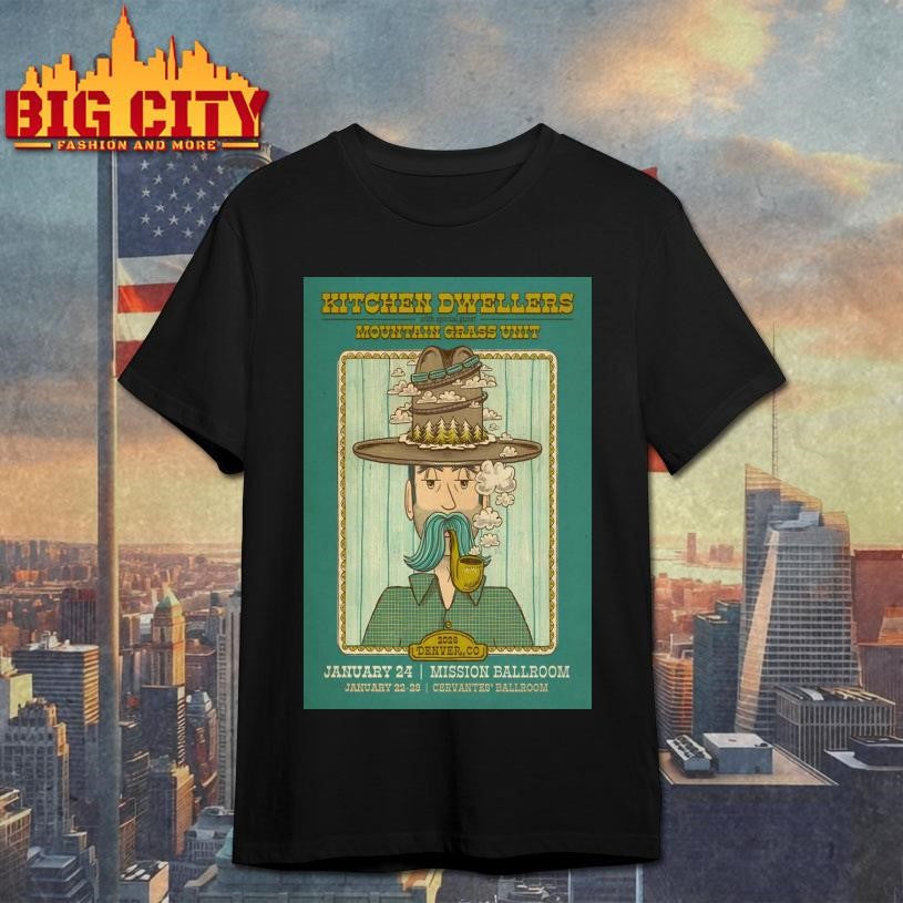 Kitchen Dwellers Jan 24 2026 Mission Ballroom Denver CO Poster Shirt