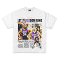 Kobe Shaq Threedom Rings Newspaper T-Shirts