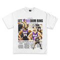Kobe Shaq Threedom Rings Newspaper T Shirtstyle{N002}2 T-Shirts