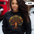 Kwanzaa Tree Life African American Family Matching Kwanzaa Blessing Kinara African Roots Kwanzaa T-Shirts