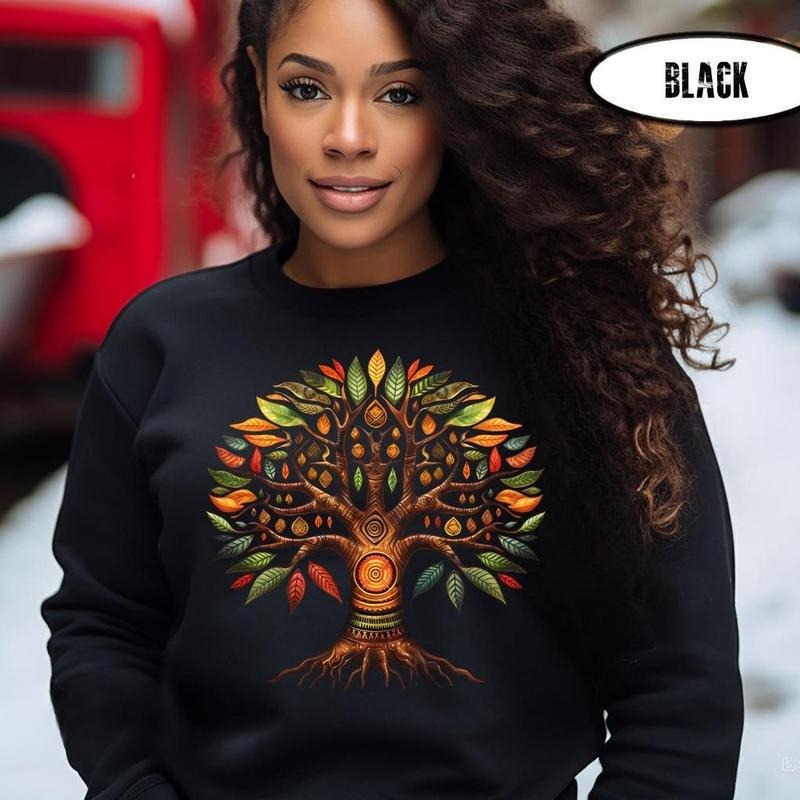Kwanzaa Tree Life African American Family Matching Kwanzaa Blessing Kinara African Roots Kwanzaa T-Shirts