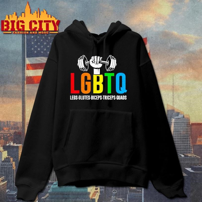 LGBTQ – lats, glutes, biceps, triceps, and quads shirt