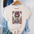 La Chismosa Tarot Card Shirt Print Crew Neck La Chismosa Shirt T-Shirts