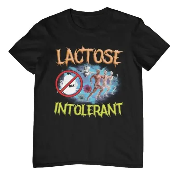 Lactose Intolerant Weird Shirt Specific Shirt Funny Shirt Classic Cotton T-Shirts