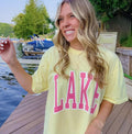 Lake Shirt Comfort Colors Summer Shirt Lake Summer Seasons Cotton Fabric T-Shirts