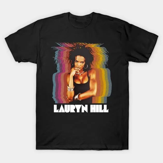 Lauryn Hill Vintage Lauryn Hill Retro Menswear T-Shirts