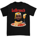 LeBrunch Funny LeBron Pancake Highlighting Brunch Parody Washed Streetwear T-Shirts
