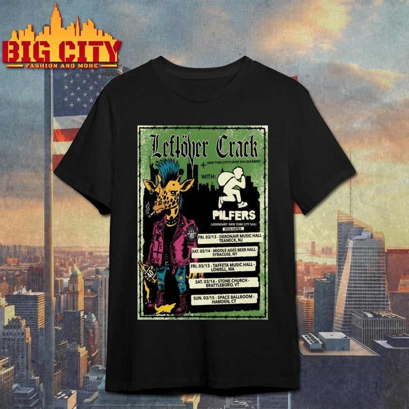 Leftover Crack Northeast America 2026 Tour Poster Shirt