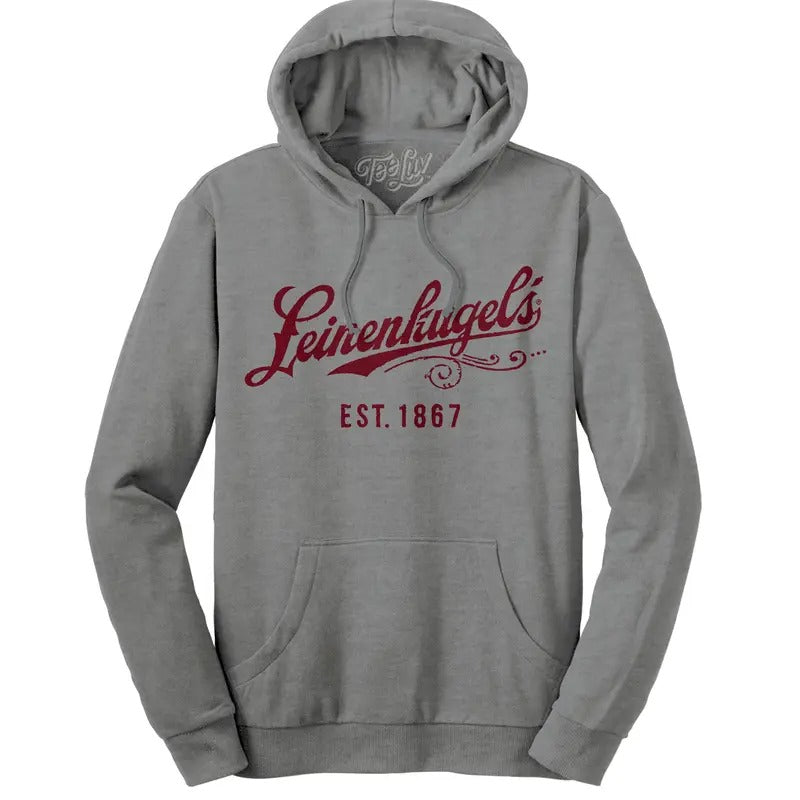 Leinenkugel'S Beer Logo Hooded Gray T-Shirts