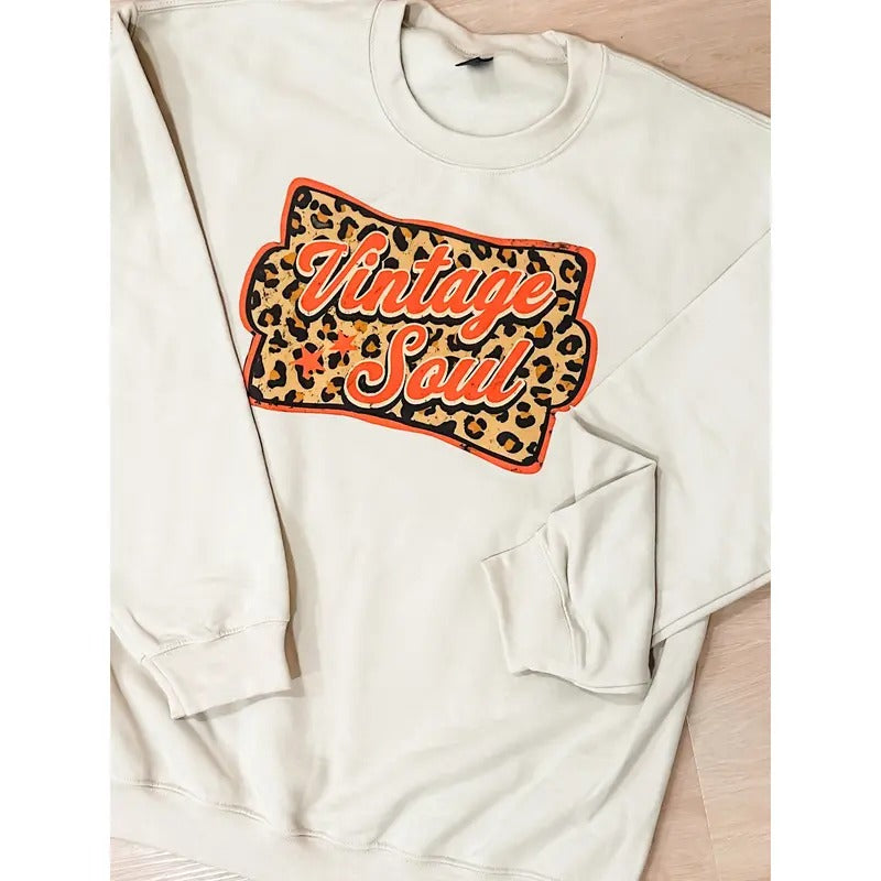 Leopard Vintage Soul Top T-Shirts