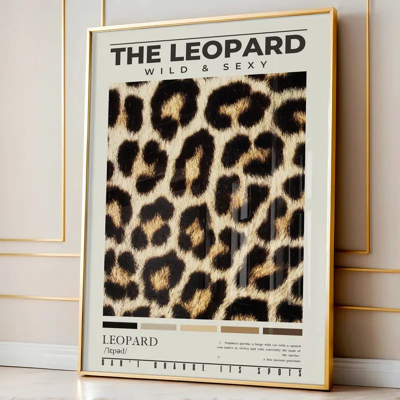 Leopard Wall Art Leopard Photography Definition Print Leopard Pattern Poster Unframed Physical Print T-Shirts