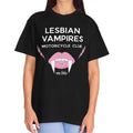 Lesbian Vampires Motorcycle Club We Bite Lesbian Vampire Shirt Lesbian Halloween T-Shirts