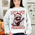 Let'S Get Trashed Trashy Racoon Feral Girl Season T-Shirts