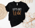 Let'S Get Wild Leopard Lover Bachelorette Shirt Bridesmaids Bridal Shower T-Shirts
