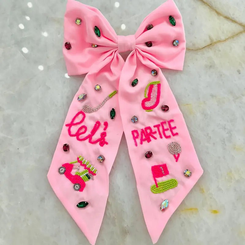 Lets Par Golf Hair Bow T-Shirts