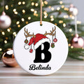 Letter Name Ornament 2024 Family Ornament Custom Initial Ornament Personalized Ornament Name Family Ornament T-Shirts