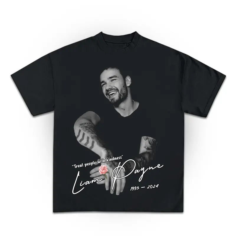 Liam Payne Tribute Memory Liam Payne T Hirt Rip Liam Payne One Direction Tribute One Direction Fan Teestyle{N002}2 T-Shirts