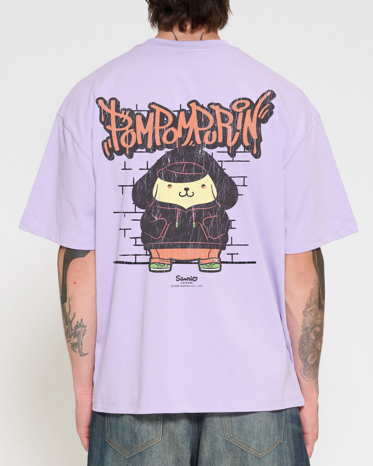 Pompompurin Street Oversized Tee