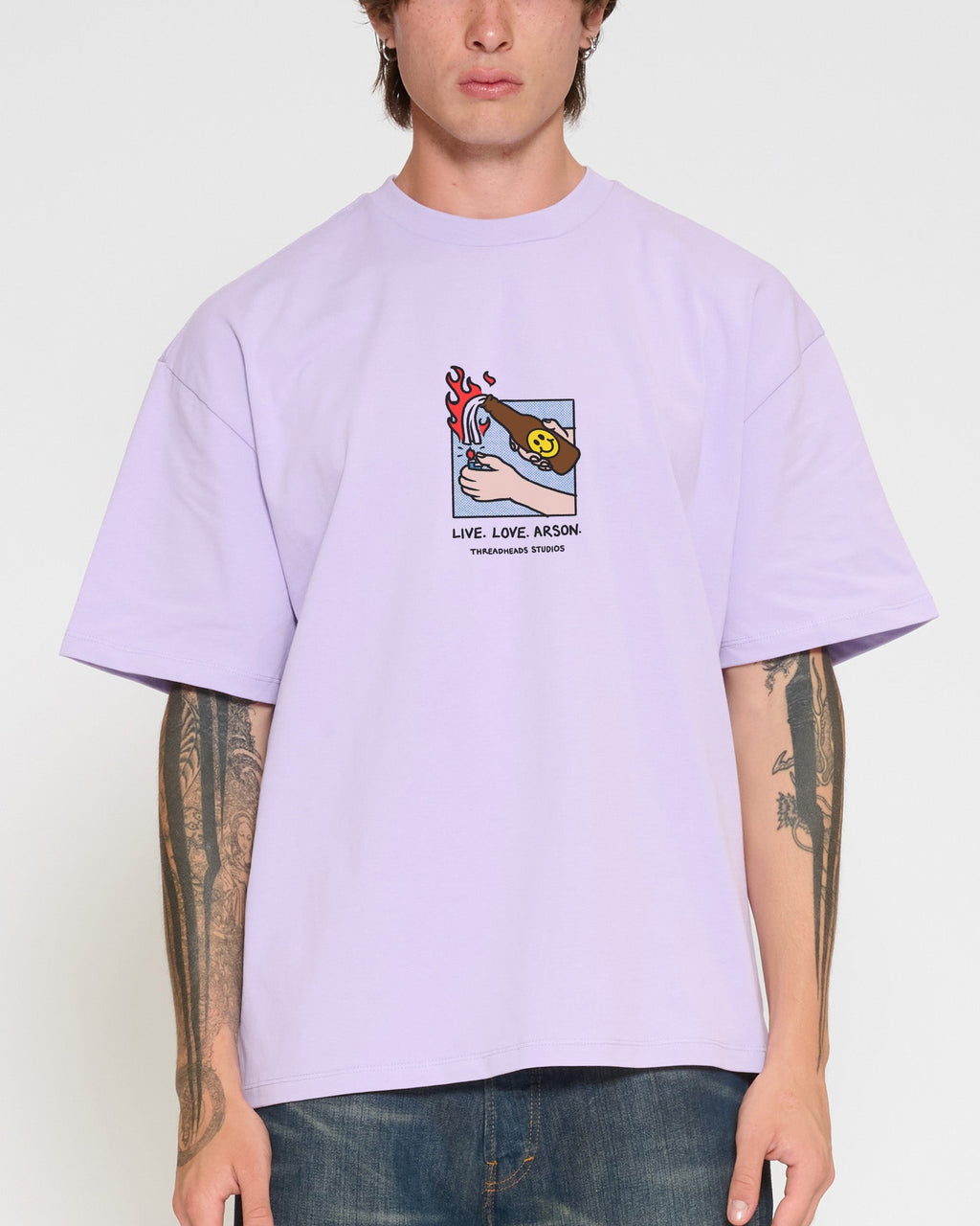 Live. Love. Arson Oversized Tee