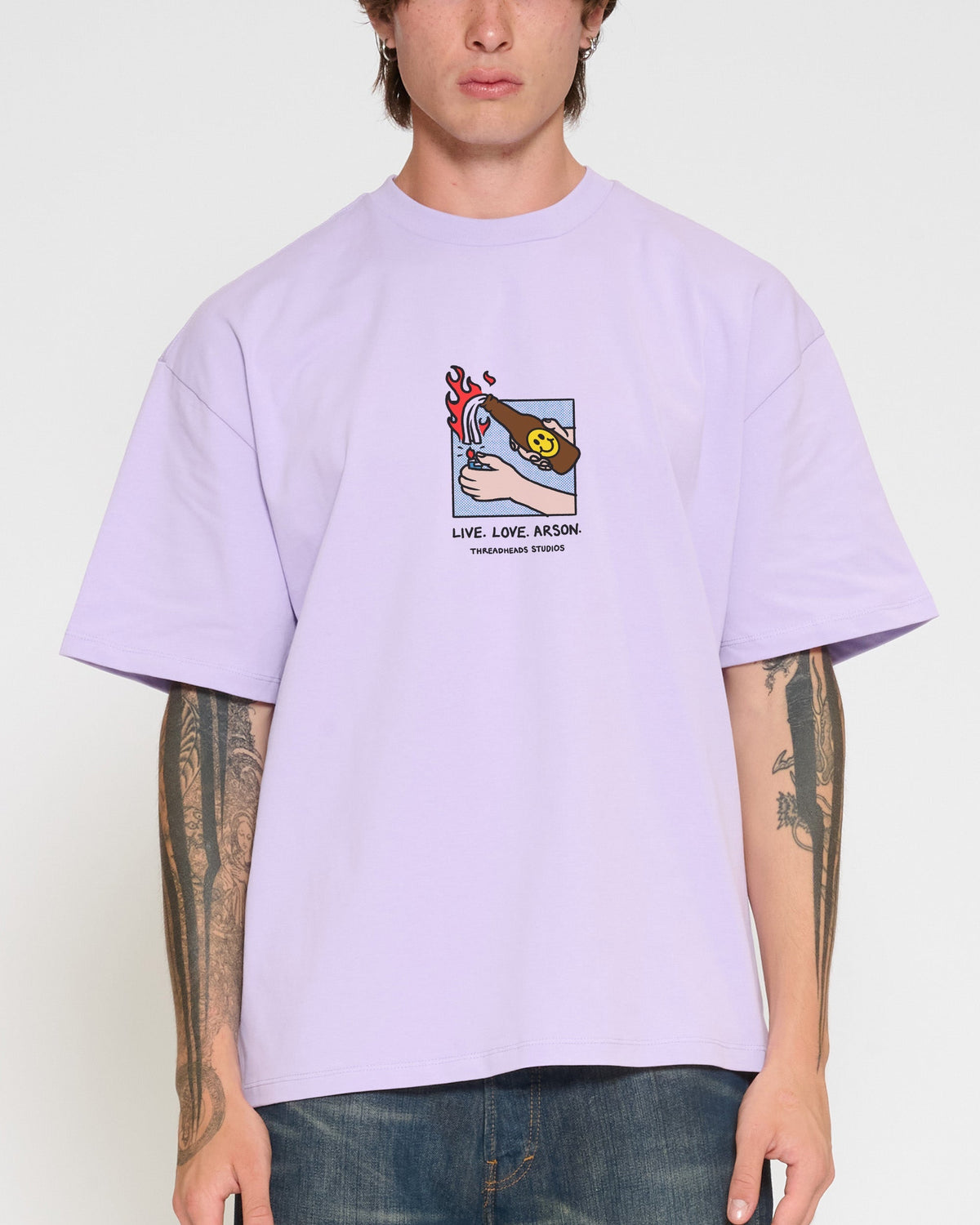 Live. Love. Arson Oversized Tee