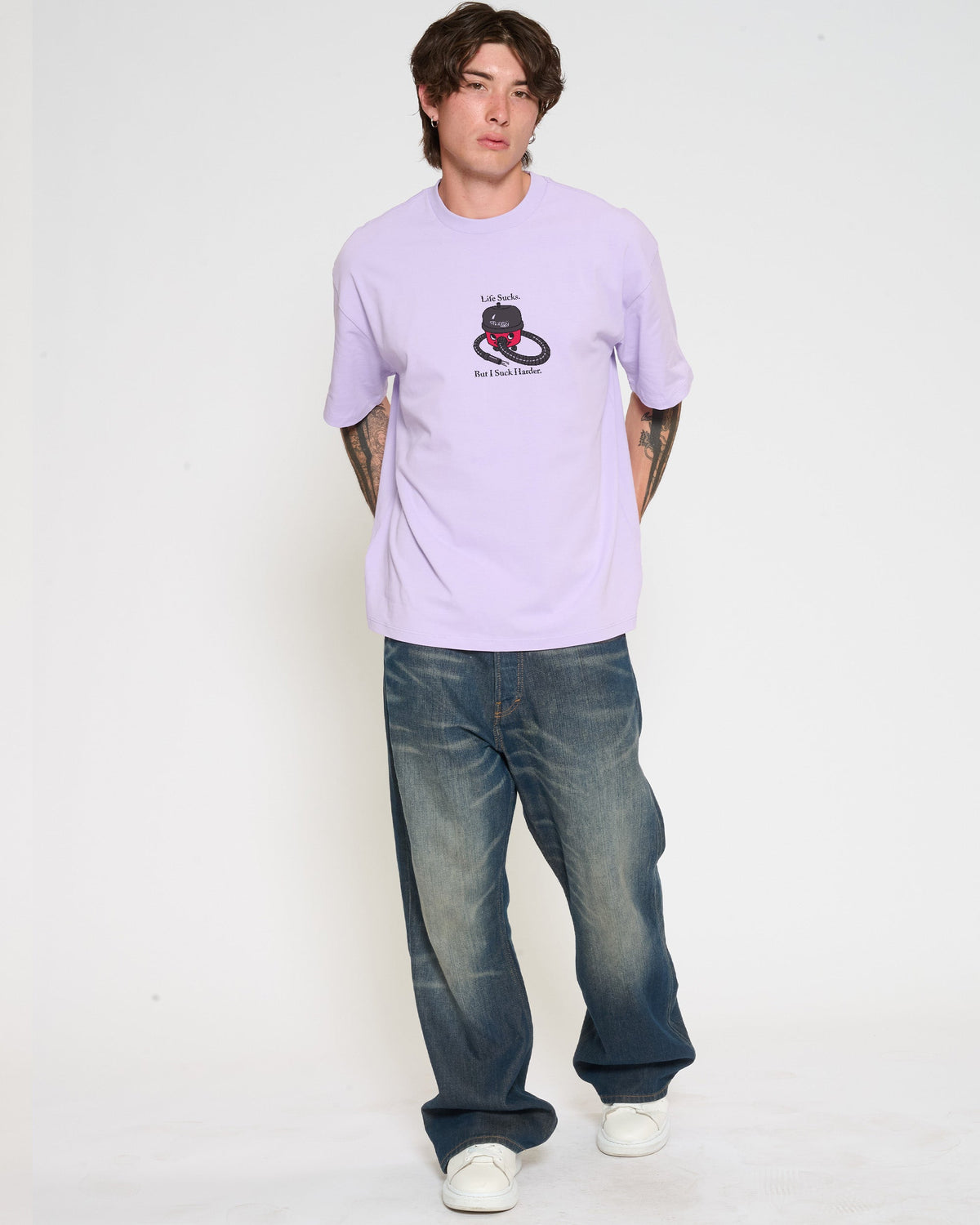 Life Sucks Oversized Tee