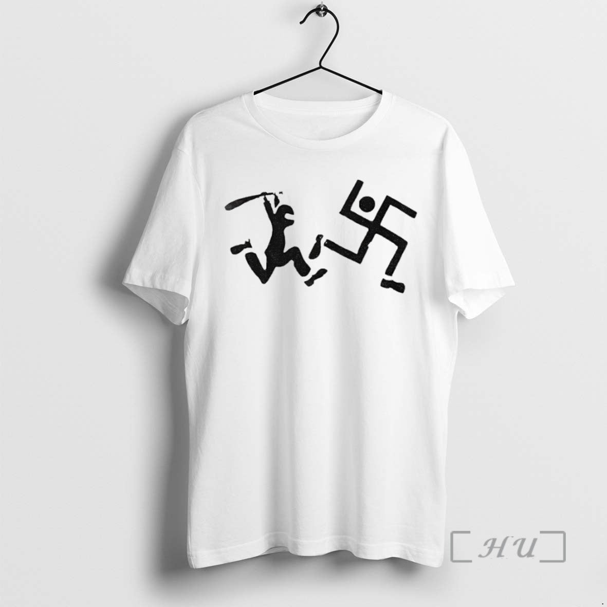 Limited Edition Anti Fascist Chase Nazis Out Of Town Tee Shirt Sweater