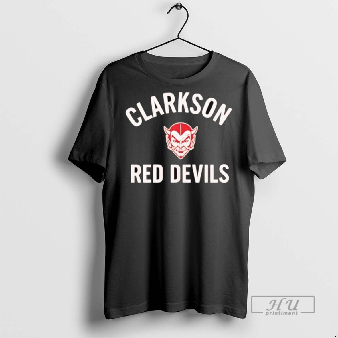 Limited Edition Clarkson Red Devils Logo Graphic Tee Shirt Sweatshirt Hoodies