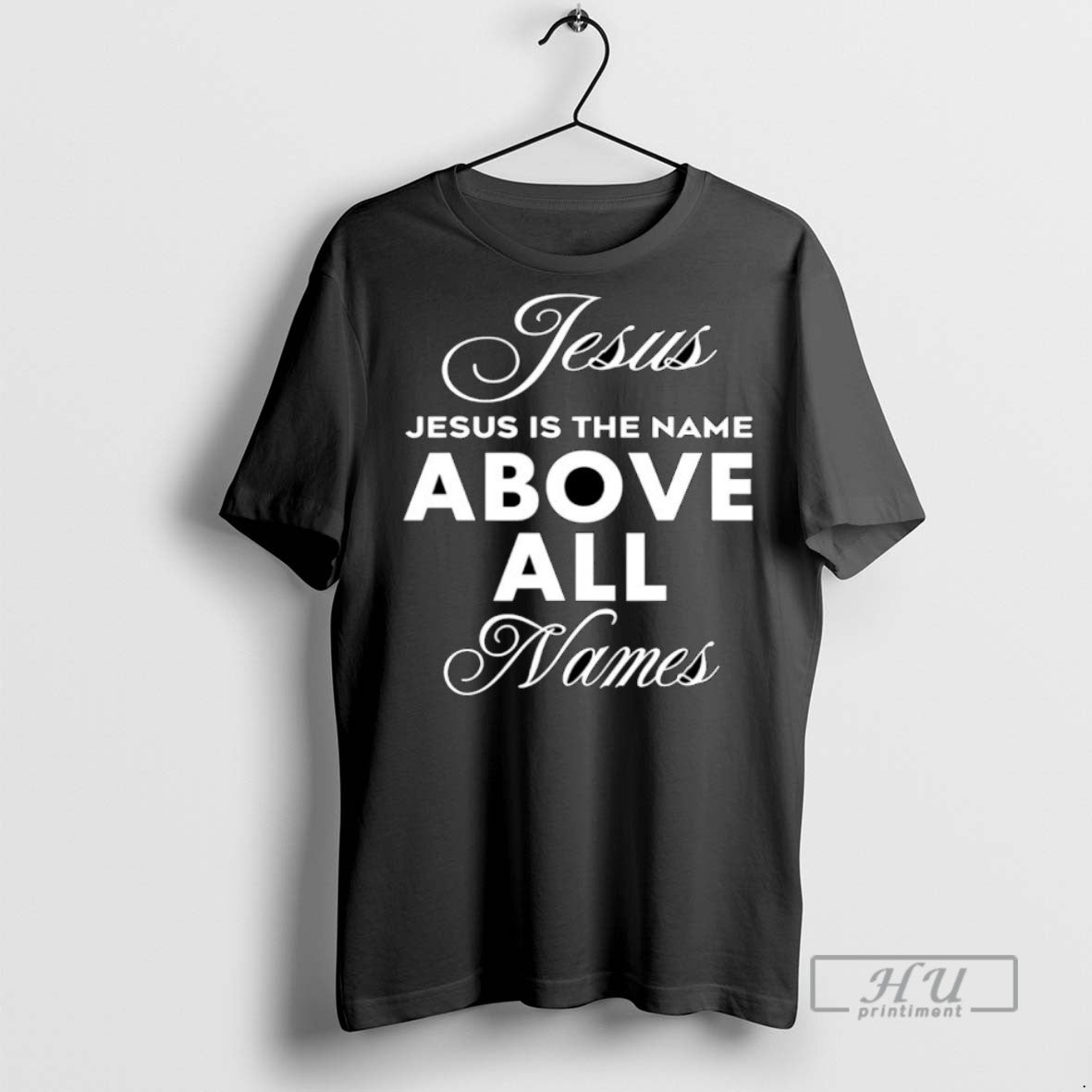 Limited Edition Justin Fields Jesus Is The Name Above All Names Graphic Tee Shirt
