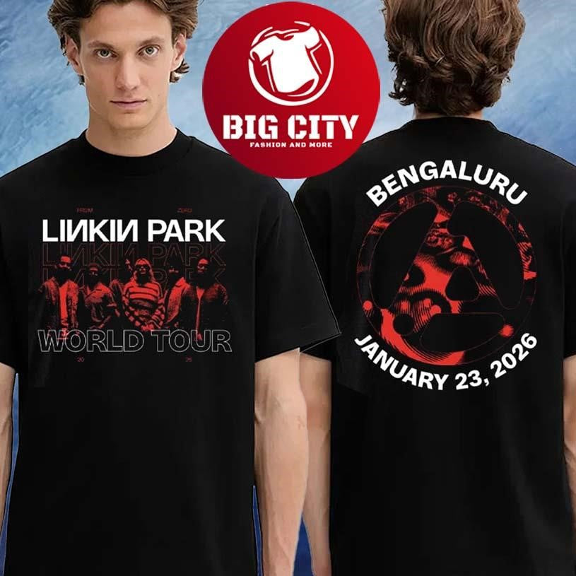 Linkin Park From Zero Bengaluru 2026 Venues Two Sided Shirt