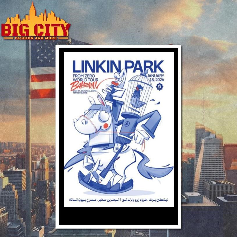Linkin Park From Zero World Tour Event Poster Shirt