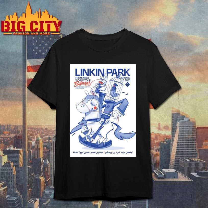 Linkin Park From Zero World Tour Event Poster Shirt