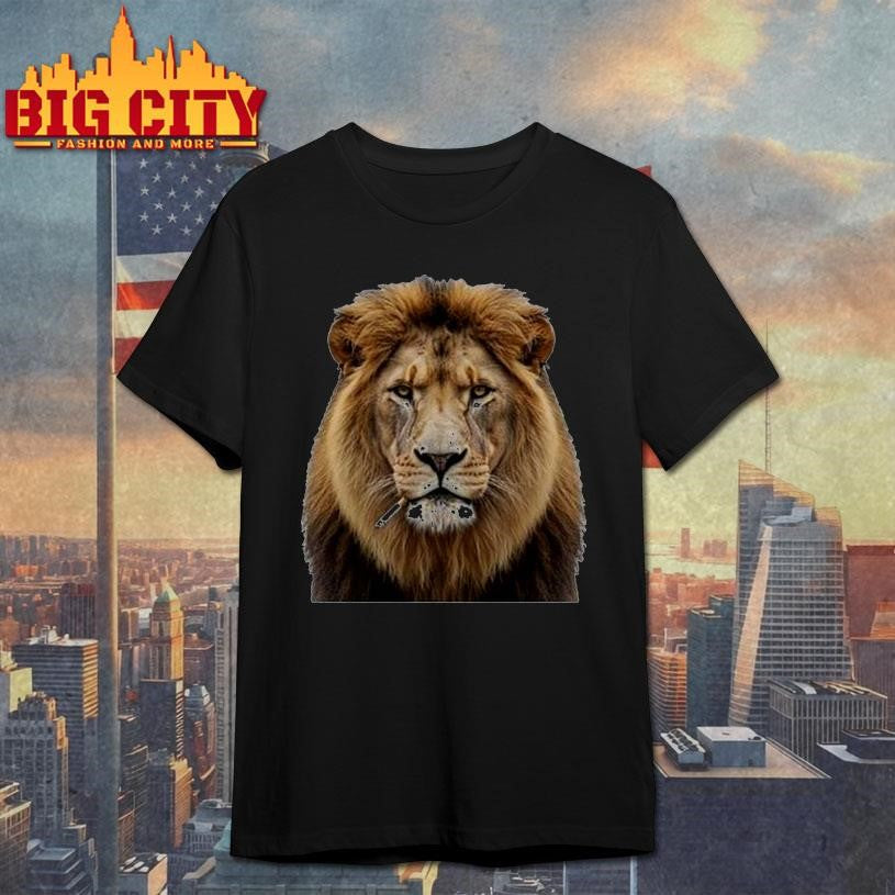 Lion Smoking Cigarette Shirt